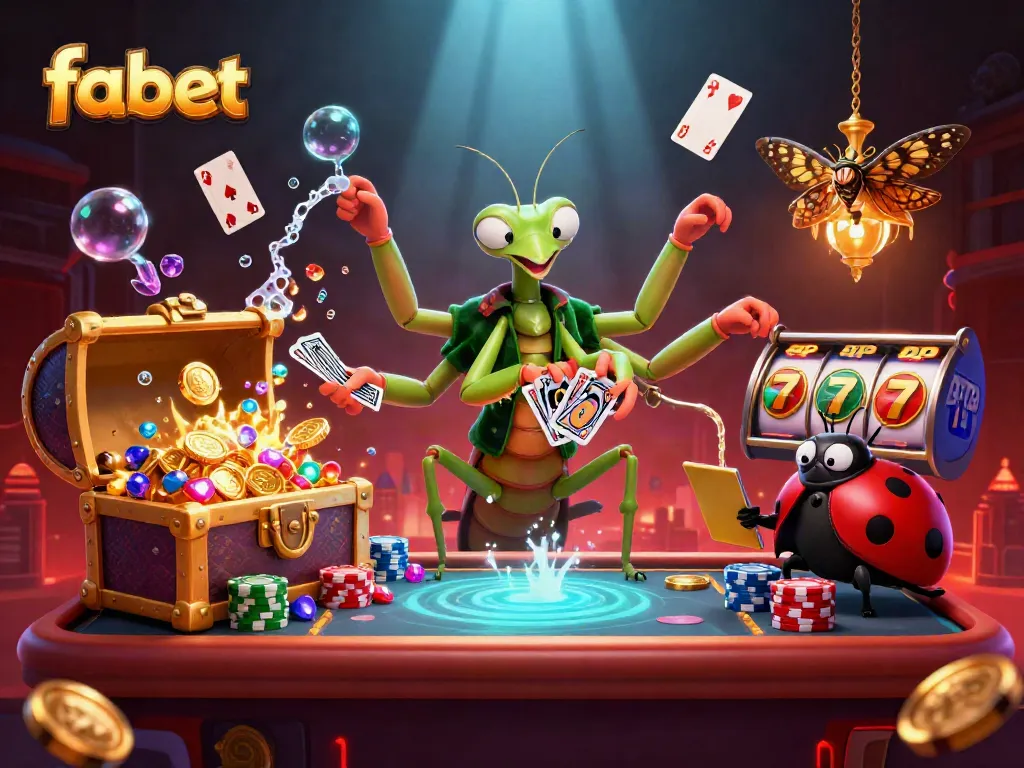 Experience vibrant gaming action with fabet's dynamic casino atmosphere filled with treasures.