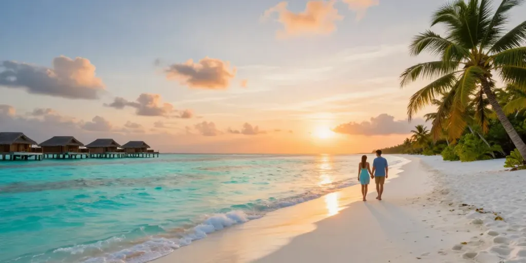 Book train tickets online for your tropical vacation adventure, featuring a stunning beach setting with crystal-clear waters and luxury accommodations.